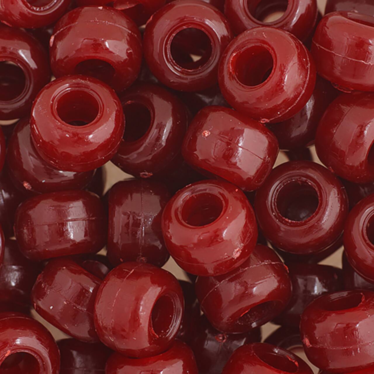 John Bead 9mm Opaque Plastic Pony Beads, 1,000ct.